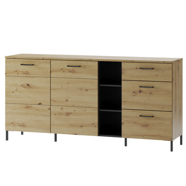 17 Stories Nampreet 3 Drawer Chest of Drawers Wayfair.ie